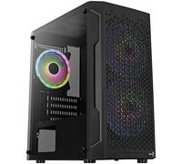 Boitier Mini Tour Micro ATX AeroCool Trinity Mini RGB avec panneau vitré (Noir)