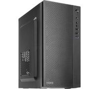 TACENS ANIMA AC5, Boîtier PC Micro ATX Compact, Refroidissement par Mailles en Façade, USB 3.0, Noir