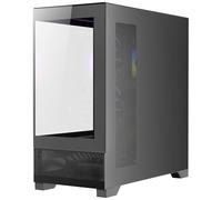 Antec Boîtier Mini-Tour CX500M ARGB Micro-ATX – Panneau latéral vitré, sans alimentation (Noir)