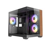 Boitier Mini Tour Micro-ATX - ANTEC - CX600M - Bois noir avec RGB - USB 3.0 - USB Type-C
