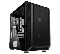 Boîtier Mini Tour Micro ATX Citadel Mesh avec Panneau Vitré, Noir