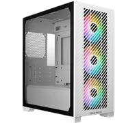 Cooler Master Elite 301 White - Mini-Tour (Micro-ATX, ITX), 3 Ventilateurs Avant ARGB 120mm (1200tr/min), pour Radiateur 280mm Max. ou GPU 365mm Max., Emplacement PSU Ajouré, USB 3.2 Gen1 Type-C