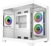 Cooler Master Elite 481 Wood Mini Tower Blanc