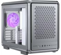 Boitier Mini Tour Micro ATX Cooler Master MasterFrame 400 Mesh RGB avec panneau vitré (Argent)