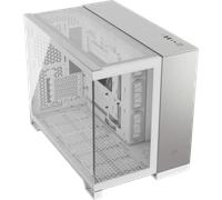 Boitier Mini Tour Micro ATX Corsair 2500X avec panneaux vitrés (Blanc/Argent)