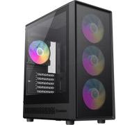 Boitier Mini Tour Micro ATX Gamemax Storm RGB avec panneau vitré (Noir)