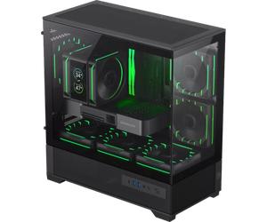 Boitier Mini Tour Micro ATX Gamemax Vista 2 RGB avec panneaux vitrés (Noir)
