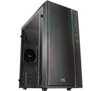 Mars Gaming Boîtier PC MCM MicroATX Mini tour compacte 16 modes ARGB Ventilateur 8 cm Noir