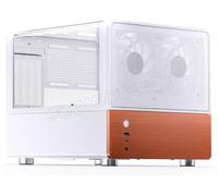 Boitier Mini Tour Micro ATX Jonsbo V12 avec panneaux vitrés (Blanc)