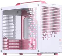 Boitier Mini Tour Micro ATX Jonsbo Z20 avec panneau vitré (Blanc/Rose)