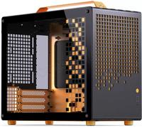 Jonsbo Boîtier PC JONSPLUS Z20 micro-tour MATX Gaming noir/orange