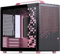 Boitier Mini Tour Micro ATX Jonsbo Z20 avec panneau vitré (Noir/Rose)