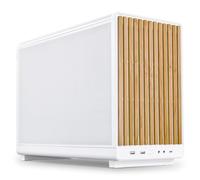 G99.A3W-WD.00 Lian Li A3-mATX (Blanc/Bois Clair) - Boitier Mini Tour avec panneaux en mesh et façade en bois clair conçu en collabor
