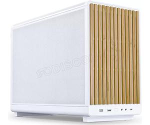 Boitier Mini Tour Micro ATX Lian-Li A3-mATX (Blanc/Marron)