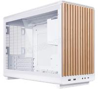 Boitier Mini Tour Micro ATX Lian-Li A3X-mATX avec panneau vitré (Blanc/Marron)