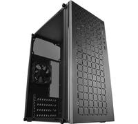 Mars Gaming MC-1000, Boîtier Compact MicroATX, Design Frontal Metal-Mesh, Fenêtre Latérale Intégrale, 1x Ventilateur FDB 80mm