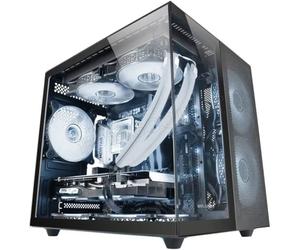 Boitier Mini Tour Micro ATX Mars Gaming MC-Nova avec panneaux vitrés (Noir)