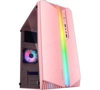 Boitier Mini Tour Micro ATX Mars Gaming MC-S1 RGB avec panneau vitré (Rose)