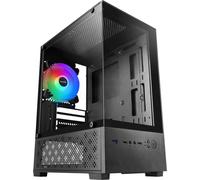 Mars Gaming Boîtier PC Mini-Tour MC-SE2 MicroATX, Verre trempé frontal & latéral, FRGB 120mm, Noir