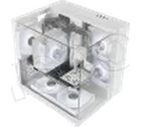 Boitier Mini Tour Micro ATX Mars Gaming MCVISIONM avec panneaux vitrés (Blanc)