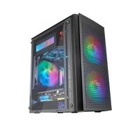 Boitier Mini Tour Micro ATX MC300 RGB avec panneau vitré (Noir)