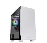 S100 TG Snow - Tempered Glass Snow Edition - tour - micro ATX - panneau latéral fenêtré (verre trempé) - pas d'alimentation (PS/2) - blanc -