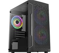 Boîtier Mini Tour Micro ATX Trinity Mini F RGB avec Panneau Vitré, Noir