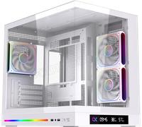 Boitier Mini Tour Micro ATX Xigmatek Cloud M Digital avec panneaux vitrés (Blanc)