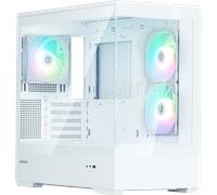 Boitier Mini Tour Micro ATX Zalman P30 V2 RGB avec panneaux vitrés (Blanc)