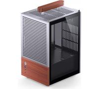 Boitier Mini Tour Mini ITX Jonsbo T6 avec panneau vitré (Argent/Bois)