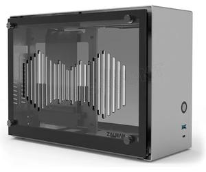 Boitier Mini Tour Mini ITX Zalman M2 Mini avec panneaux vitrés (Argent)