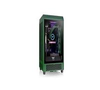 mini-tour Thermaltake The Tower 200 Boîtier PC vert racing 2 ventilateurs pré-installés, fenêtre latérale, filtre anti-poussière