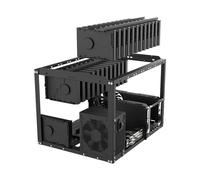 Boîtier minier, cadre de plate-forme minière | Boîtier d'équipement de mineur avec cadre PC | empilables pour l'extraction de pièces cryptographiques, support pour