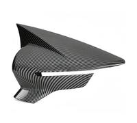 Boîtier Miroir Applicable Aux Modèles Pour Seat Pour Mk3.5 5f ST Pour FR Pour Cupra 2013-2019 : Coque De Klaxon Modifiée Rétroviseur Couverture Coque(Look de carbone)