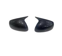 Boîtier Miroir Coque de rétroviseur latéral pour Mercedes pour Benz, pour Smart pour Fortwo (2015-2024) Couverture Coque(Look de carbone)