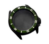 Boîtier Montre 42 mm PVD Noir Plongée Couronne à 4 Heures Acier 316L Compatible avec Mouvement NH36A pour Seiko SKX/007/5 Sports