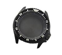 Boîtier Montre 42 mm PVD Noir Plongée Couronne à 4 Heures Acier 316L Compatible avec Mouvement NH36A pour Seiko SKX/007/5 Sports