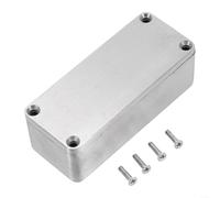 Boîtier moulé sous pression en aluminium argenté IP54 étanche à la poussière Boîte à instruments électrique avec vis pour électronique 1590A 1590B 1590BB (pour 1590 A (92 as a 1 m mm)