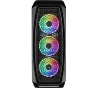 Aerocool Boîtier Moyen Tour ATX Aero One Duo RGB – panneau vitré, 4x ventilateurs ARGB – Noir