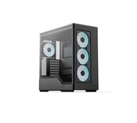 Aerocool Boîtier PC sans alimentation D520A-BK V1 Moyen tour ATX 4x120mm A-RGB Noir