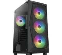 Boitier Moyen Tour ATX AeroCool Falcon-A RGB avec panneau vitré (Noir)