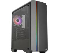 Boitier Moyen Tour ATX AeroCool Genesis v2 RGB avec panneau vitré (Noir)