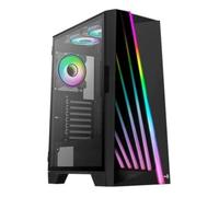 Boitier Moyen Tour ATX AeroCool Mirage V2 RGB avec panneau vitré (Noir)
