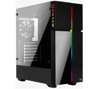 Boitier moyen tour atx playa rgb avec panneau vitré (noir)