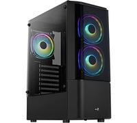 Boitier Moyen Tour ATX AeroCool Quantum v2 RGB avec Panneaux vitrés (Noir)