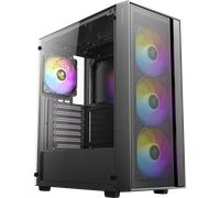 Boitier Moyen Tour ATX Antec AX65 RGB avec panneau vitré (Noir)
