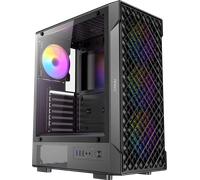 Boitier Moyen Tour ATX Antec VX320 RGB avec panneau vitré (Noir)