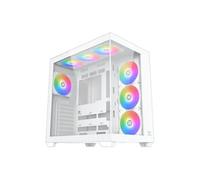 Boitier Moyen Tour ATX Aqua V Air RGB avec panneaux vitrés (Blanc)