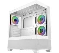 Boitier Moyen Tour ATX Cooler Master Elite 690 Wood RGB avec panneaux vitrés (Blanc)