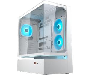 Boitier Moyen Tour ATX Cougar CFV 235 ARGB avec panneaux vitrés (Blanc)